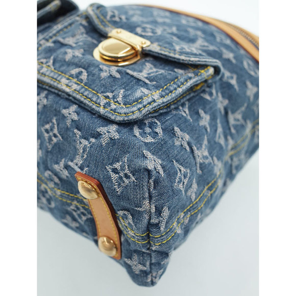 Louis Vuitton Monogram Denim Baggy GM Shoulder Bag Blue - Picture 7 of 9